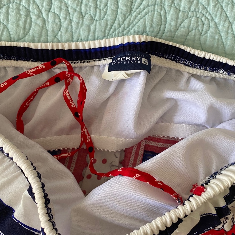 Sperry Red and White Nautical Maxi Dress - Picture 4 of 9